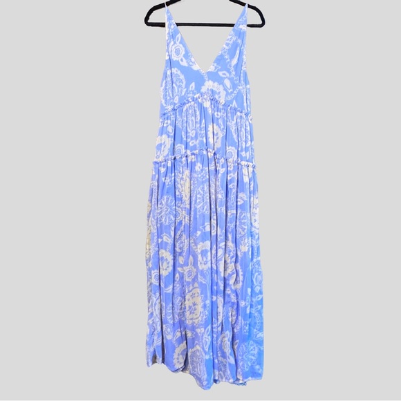 Free People Julianna Maxi Dress in Bluebell - Picture 2 of 8